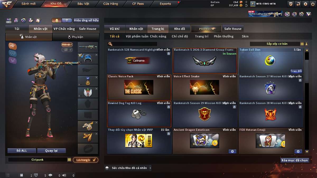 shop acc cf uy tin gia re